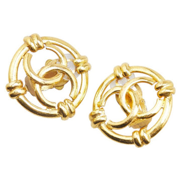 Chanel Interlocking CC Clipon Earrings