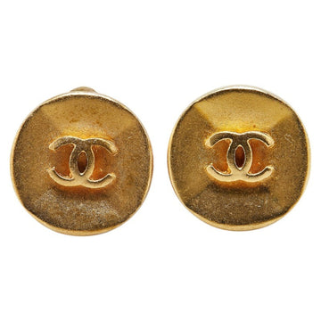 Chanel Round Logo Earrings