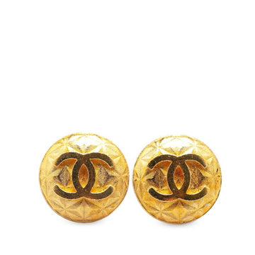 Chanel CC Logo Earrings