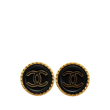 Chanel CC Logo Earrings