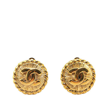 Chanel CC Logo Earrings