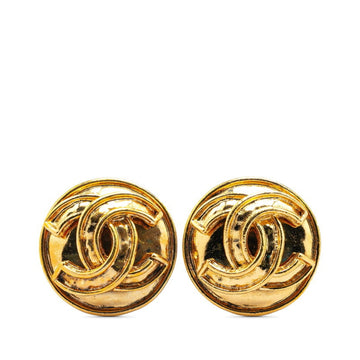 Chanel CC Logo Earrings