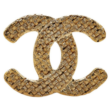 Woven CC Logo Brooch