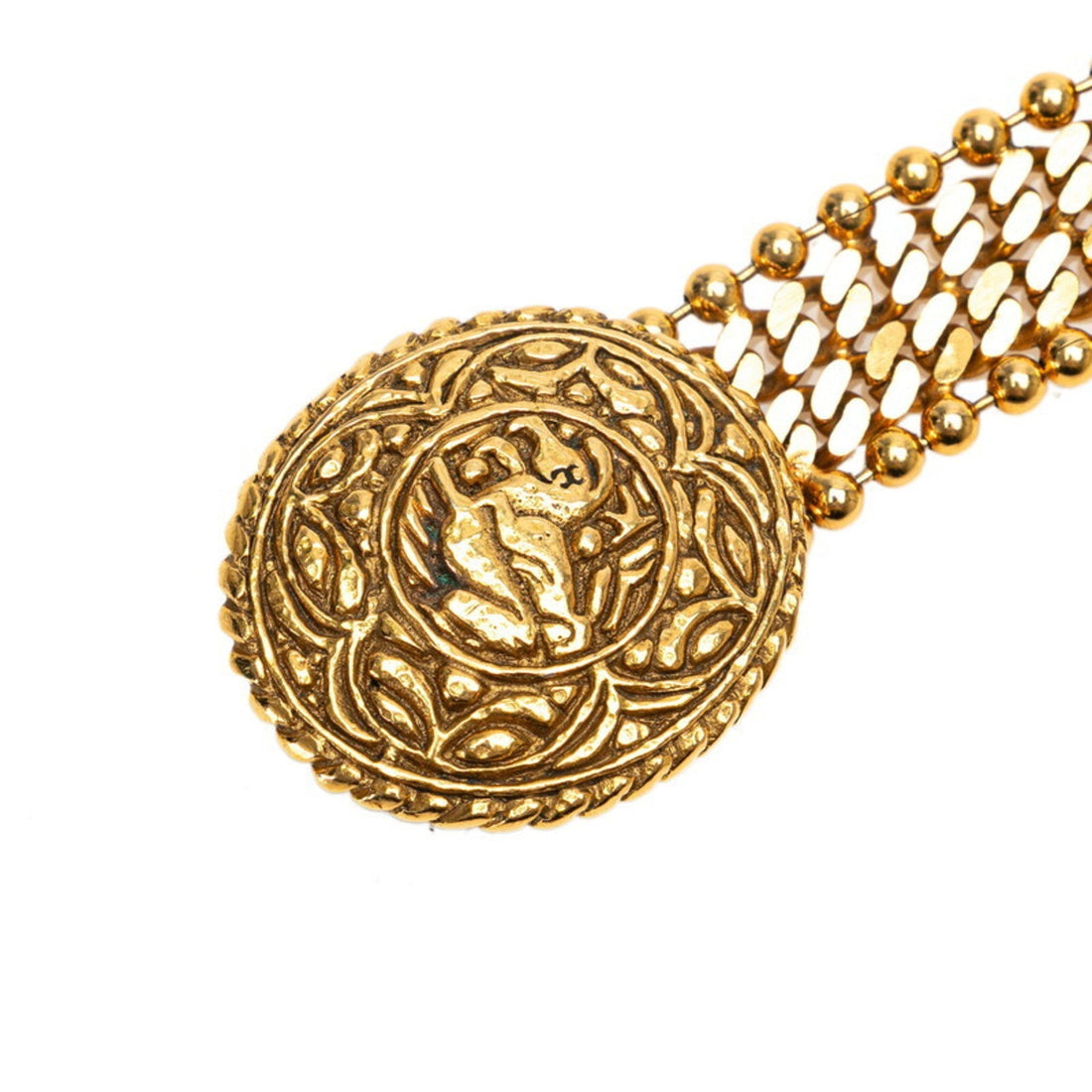 Chain Belt Gold Metal