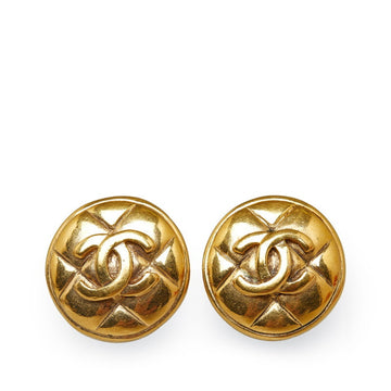 Chanel CC Logo Earrings
