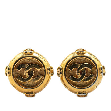 Chanel CC Logo Earrings