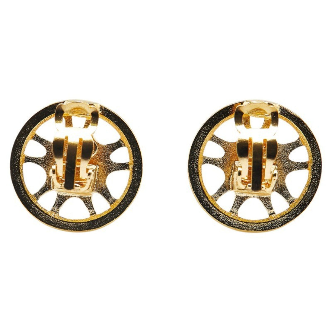 Chanel Wheel Earrings