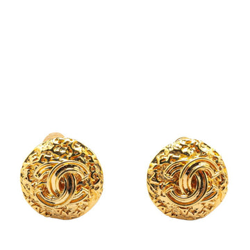 Chanel CC Logo Earrings