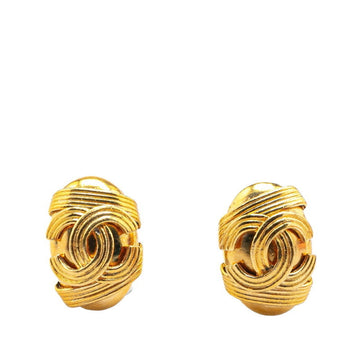 Chanel CC Logo Earrings
