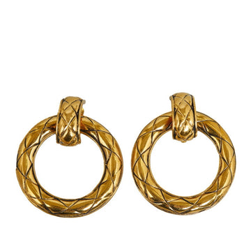 Quilted Circle Earrings