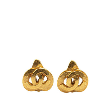 Chanel CC Logo Clipon Earrings