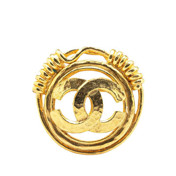 Chanel CC Logo Brooch