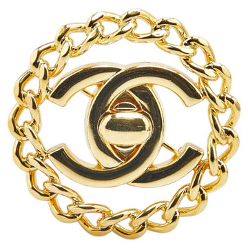 ChainLinked CC Logo Brooch