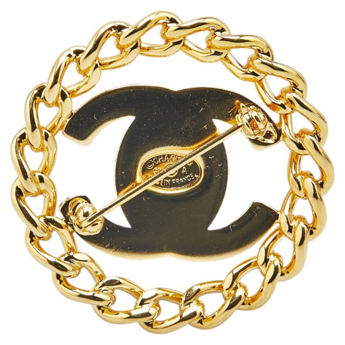 ChainLinked CC Logo Brooch