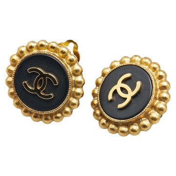 Coco Mark Gold Plated Earrings with Box