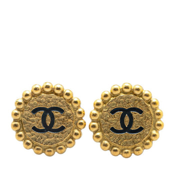 Gold Plated Coco Mark Brooch with Minor Scuff and Slight Rust