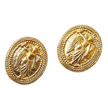 Gold Plated Classic Brooch with Box by French Luxury Brand