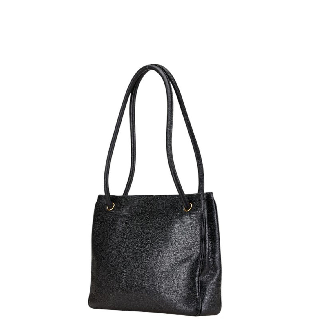 Leather Logo CC Tote Bag with Metal Fittings