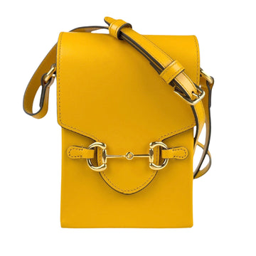 Leather Horsebit Bag with Metal Fittings