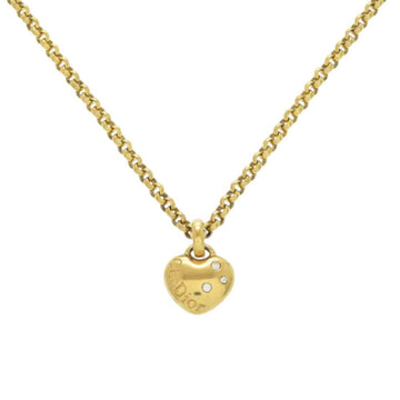 Heart Pendant Necklace with Crystals