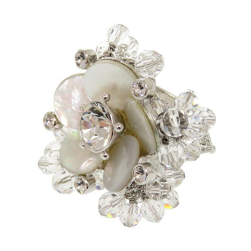 Floral Crystal Cocktail Ring