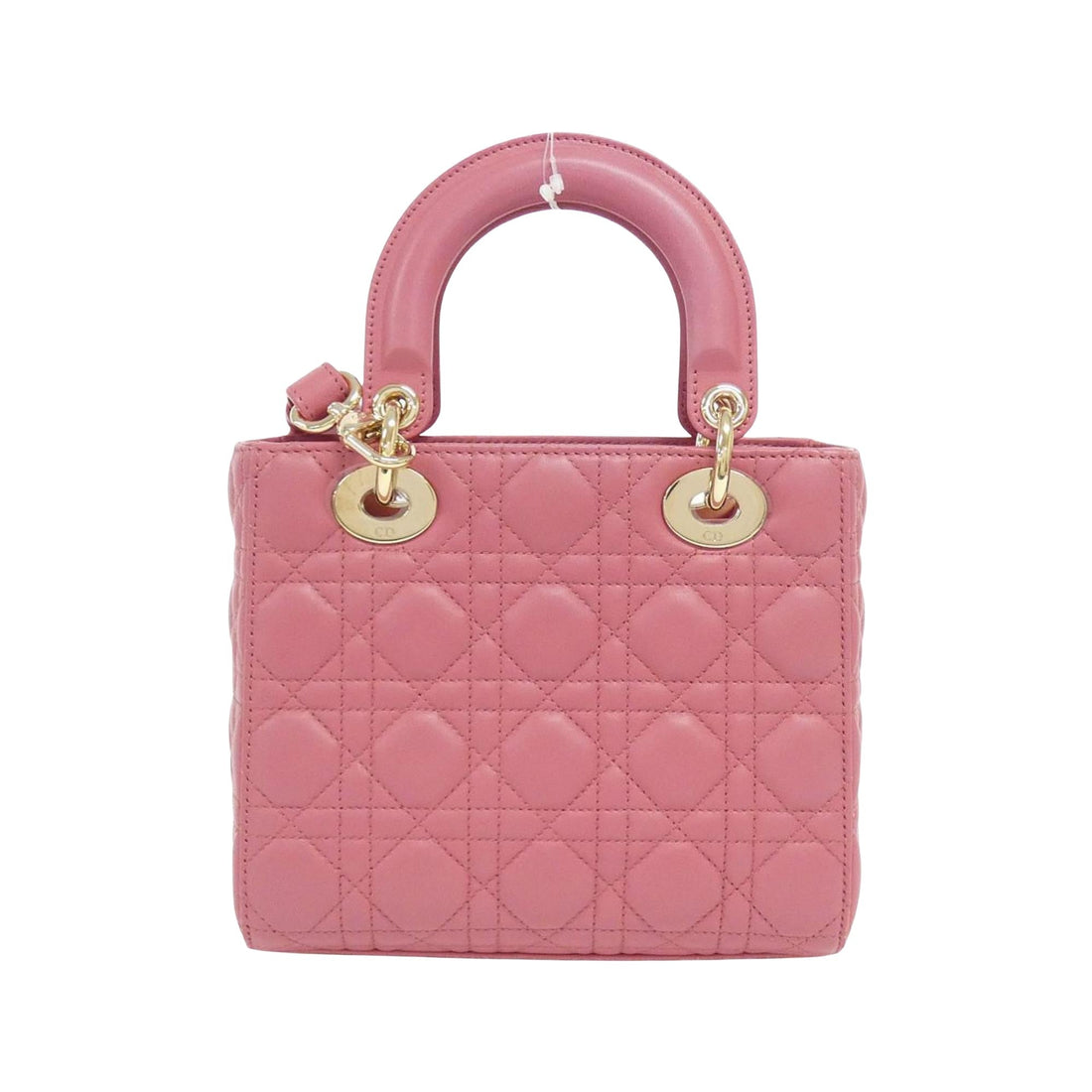 Cannage Lady Leather Handbag with Box and Dust Bag