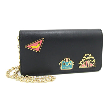 Saffiano Leather Shoulder Bag with Box and Dust Bag