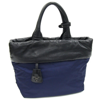 Reversible Synthetic Handbag with Clochette and Dust Bag