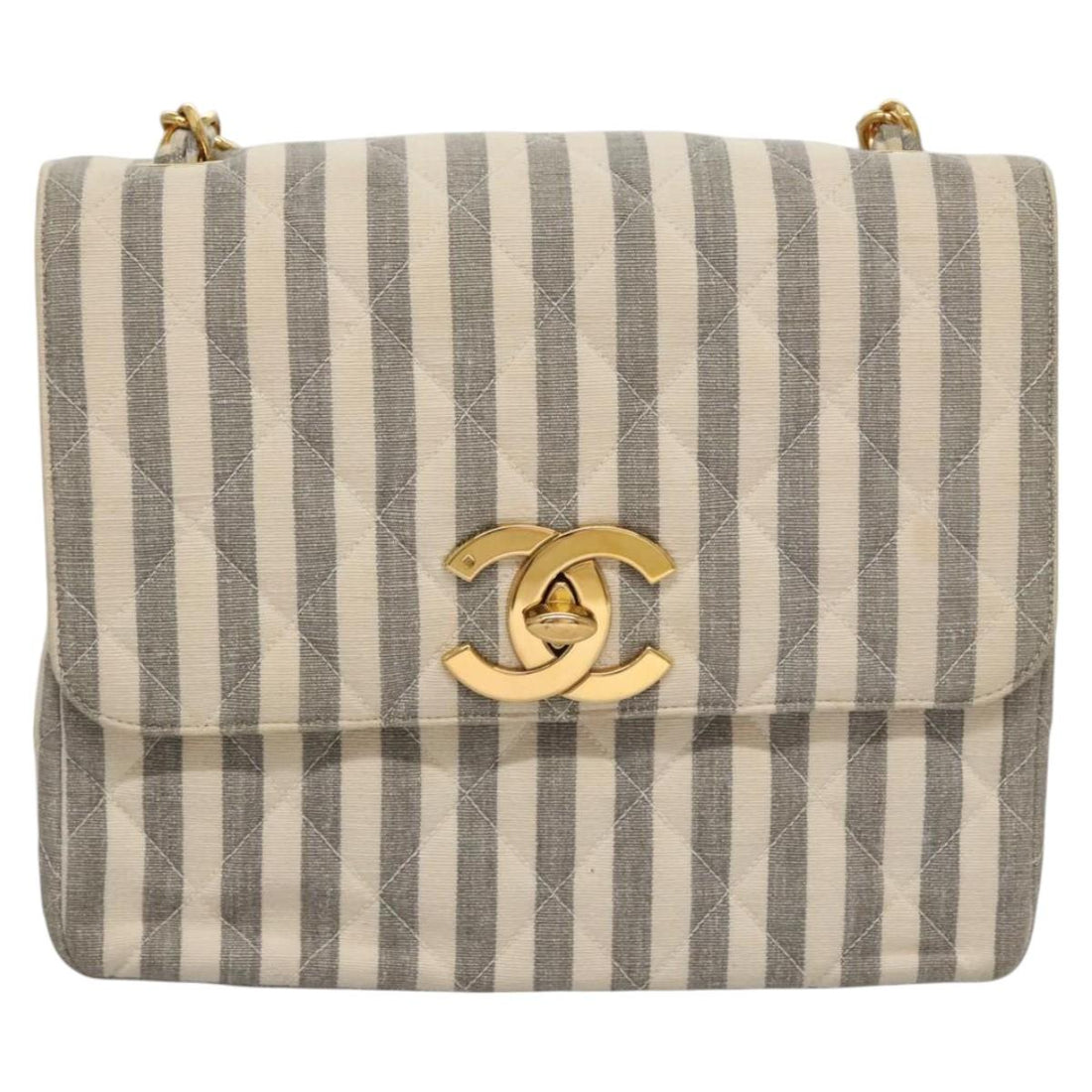 Canvas Shoulder Bag with Dust Bag and Guarantee Card