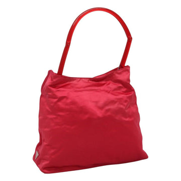 Red Nylon Tote Bag
