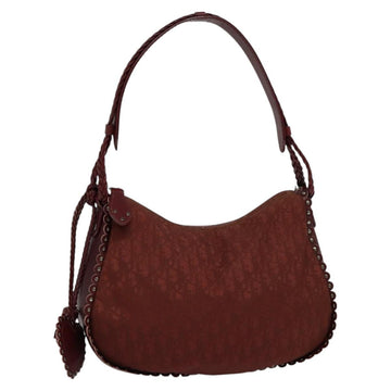Braided Leather Studded Hobo Bag