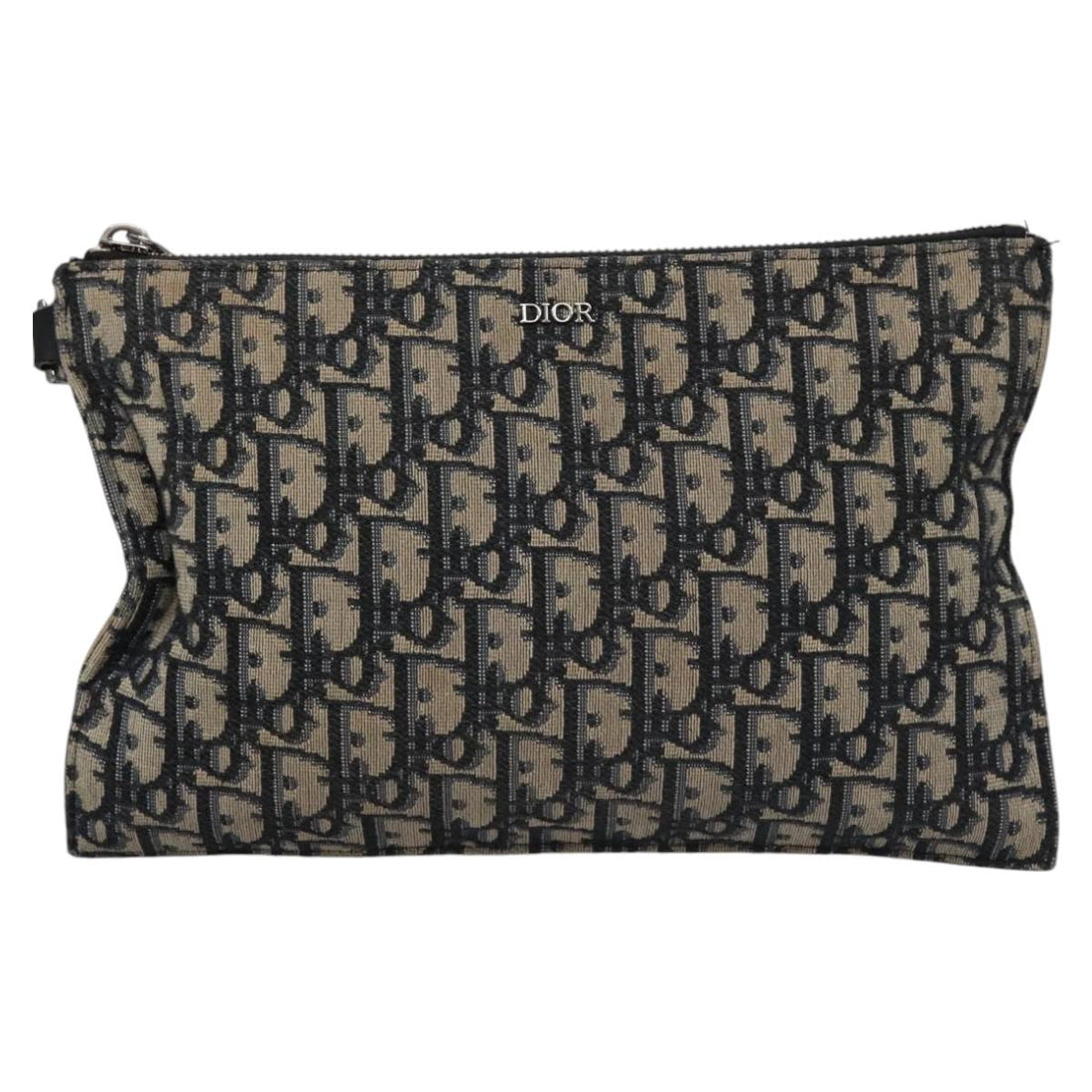 Dior Oblique Canvas Clutch