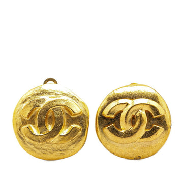 Gold Plated Coco Mark Earrings