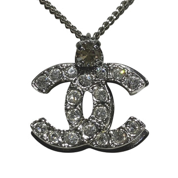 Coco Mark Metal Pendant Necklace with Box