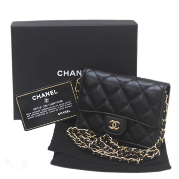 Leather Wallet On Chain with Box and Dust Bag
