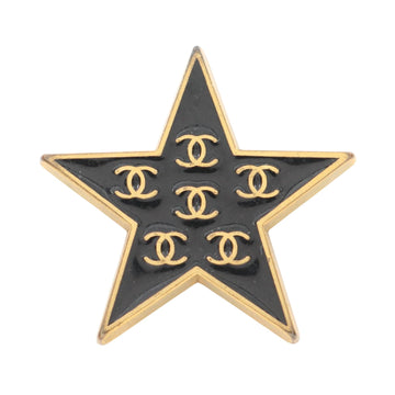 Coco Mark Silver Brooch with Minimal Scratches