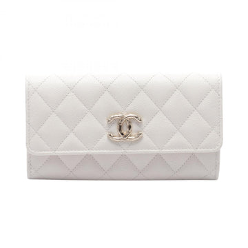 Coco Mark Leather Wallet with Dust Bag