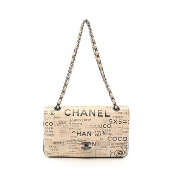 Elegant Leather Shoulder Bag with Gold-Tone Hardware
