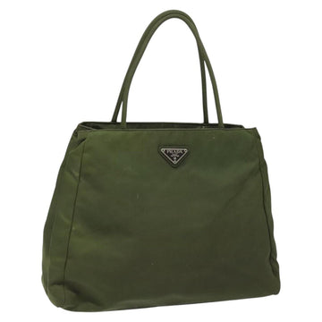 Synthetic Material Tote Bag with Storage Odor and Signs of Wear