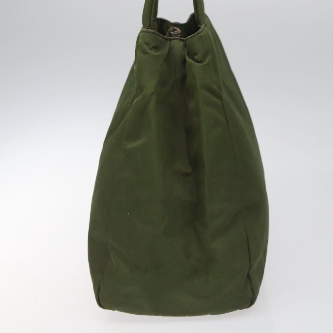 Synthetic Material Tote Bag with Storage Odor and Signs of Wear