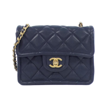 Leather Flap Bag with Dust Bag and Guarantee Card