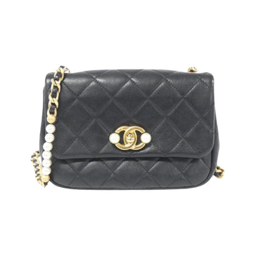 Leather Single Flap Bag with Dust Bag