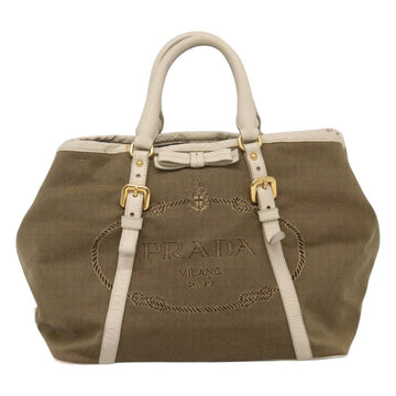Canvas Tote Bag with Handles and Metal Fittings