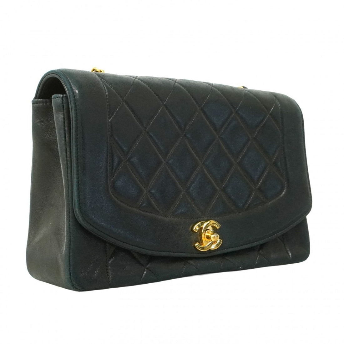 Vintage Diana Leather Handbag with Dust Bag