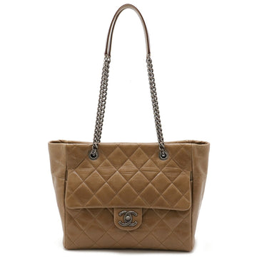 Leather Coco Mark Handbag with Box and Guarantee Card