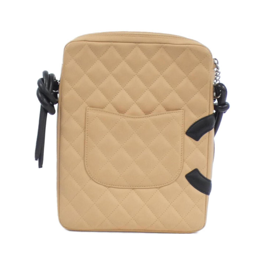 Cambon Line Leather Handbag with Guarantee Card