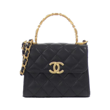 Leather Coco Handle Bag with Dust Bag and Good Condition