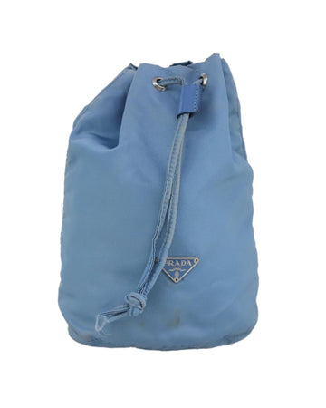 Nylon Pouch with Silver Accents