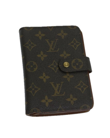 Canvas Zip Wallet with Multiple Compartments and Button Clasp