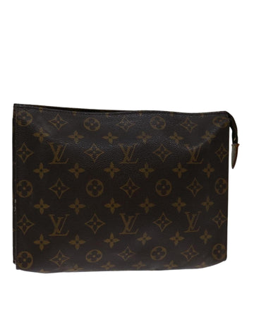 Monogram Canvas Pouch with Metal Fittings - BC Rank